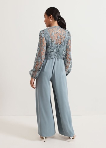 Phase Eight Petite Vanessa Jumpsuit Blue Australia | LW5438627